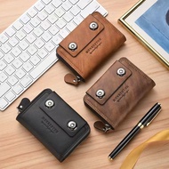 PU Leather Mini Wallet For Men Large Capacity Multi Card Cash Wallet Gift for Men & Students