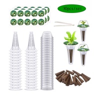30pcs/50pcs Seedling Pods Kit Root Starter Hidroponik Soilless Grow Supplies