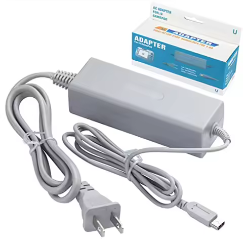 Charger for Wii U Gamepad, AC Adapter Power Cord Charging Cable Replacement for Nintendo Wii U Gamep