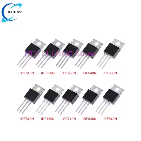 IRF510 IRF520 IRF530 IRF540 IRF630 IRF640 IRF730 IRF740 IRF830 IRF840 Voltage Regulation Module 10PC