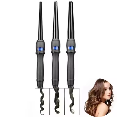 Hair Styling Supplies Curling Iron LED Electric Hair Curler Curling Tongs Hair Styler Crimper Hair I