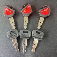 Kubota blank key, U15 17 30 135 161, Excavator start key, Excavator replacement key 459A