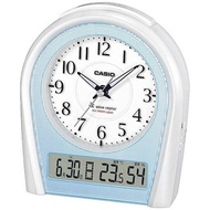 CASIO alarm clock [wave ceptor (wave scepter)] pearl silver blue TTM160NJ8JF [analog electric wave a