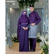 SET NIKAH/TUNANG/EVENT | BAJU JUBAH RATU ARAB DARK PURPLE