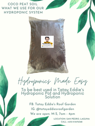 Coco peat for hydroponics and planting (as used in Tatay Eddie's Hydroponic System)