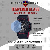 Antishock Tempered Glass for G-Shock GA400 GA 400 Gshock GA-400