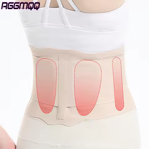 1PCS Women's Back Brace for Lower Back Pain Relie - Ultra Thin 3D Lumbar Support Belt with 2 Flexibl