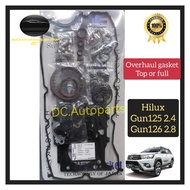 TOYOTA HILUX 2.4 2.8 GUN125 GUN126 1GD / 2GD-FTV TURBO ENGINE HEAD TOP OR FULL OVERHAUL GASKET SET