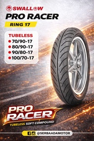BAN LUAR SWALLOW PRO RACER 70/90-17 80/90-17 90/80-17 100/70-17 TUBELESS
