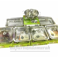 Buffet set 1b+6k stainless steel full glass