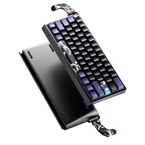 XVX H61 Wired Aluminum Mechanical Keyboard 60% with Kanagawa Keycaps Hot-swappable RGB Gamer Keyboar