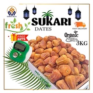 kurma sukkari 3kg highy quality , kurma sukkari new stock .