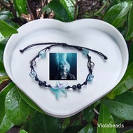 OCEAN EYES "BILLIE EILISH" BRACELET/BRACELET by inspiration billie eilish/drawstring strap BRACELET 