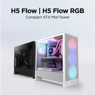 NZXT H5 Flow RGB / H5 Flow (2024) - Compact ATX Mid-Tower Airflow PC Case