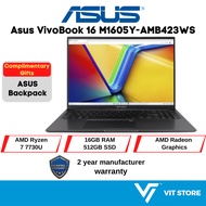 Asus VivoBook 16 M1605Y-AMB423WS Laptop AMD Ryzen 7 7730U, 16GB, 512GB, AMD Radeon Graphics, 16'' , W11
