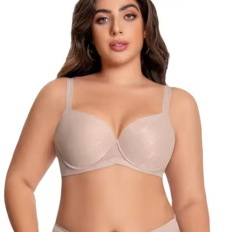 Large Size Underwear Women's Large Anti-sag Push Up Breathable Big Cup Bra 75 80 85 90 C D E F G