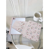 Love Heart, KT, 360 Degree Rotating, with Pen Slot, Cute, Cartoon, Tablet Protective Cases, Mobile C