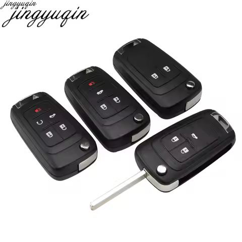 Jingyuqin 2/3 Buttons Folding Car Key Shell Remote Flip Key For Opel Vauxhall Astra H Insignia J Vec