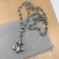 Chrome Hearts 童軍花吊墜可調節OT扣項鍊