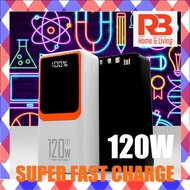 Powerbank 120000mAh/150000mAh 120W Super Fast Charge With 4 Cable Power Bank LED Display Big Battery