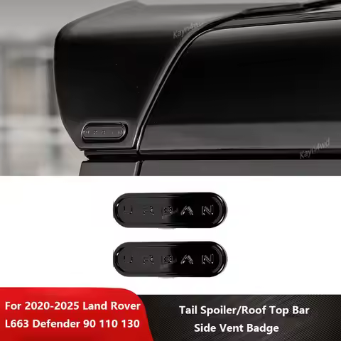 Off Road 4x4 Exterior Accessories A Pair Urban Logo Tail Spoiler/Roof Top Bar/Side Vent Badge For 20