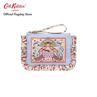 Cath Kidston Frill Wristlet Pouch GBBO Frill Pouch Pink/Cream Totebag กระเป๋าคล้องมือ กระเป๋าผ้า กระเป๋าสีชมพู กระเป๋าสีครีม กระเป๋าแคทคิดสตัน