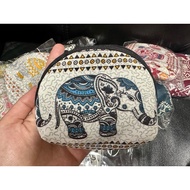 Elephant Pants Coin Purse Zipper Lining Soft Foam Padding There Are 2 Sides Of The Pattern Coin Pouc
