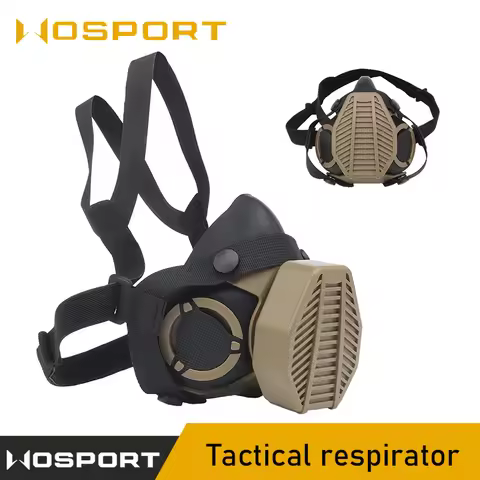 Protective Tactical Respirator Protective Mask HEPA Filtration Half Face Gas Mask SOTR Special Opera