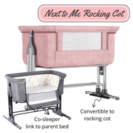 Next to Me Baby Rocking Cot Co-sleeper Bassinet
