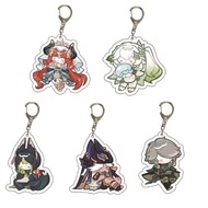 Genshin Impact keychain – Cyno, Nilou, Nahida, Alhaitham, Tighnari; acrylic cosplay
