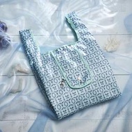 ☆Juicy☆日本雜誌附錄 迪士尼 反派角色 扭曲仙境  小美人魚 美人魚 摺疊 托特包 環保袋 購物袋 2706水藍