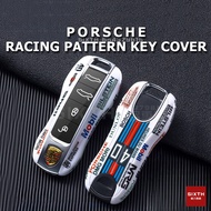 Porsche Key Case Cover Protective key shell Cayenne Panamera MACAN 718 911