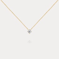 Crown | 0.10ct-0.20ct 經典四爪鑲 八心八箭 天然鑽石18K項鍊