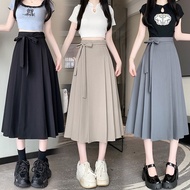 Horse skirt Suit skirt Hanfu New Chinese Design horse skirt Gray Suit skirt Women 2025 Spring Laced-