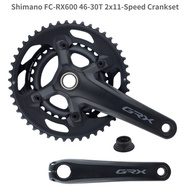 shimano GRX FC RX600 2X11 Speed  Crankset RX600  Crank  Road Bike Crankset 170mm  46-30T  2*11 speed