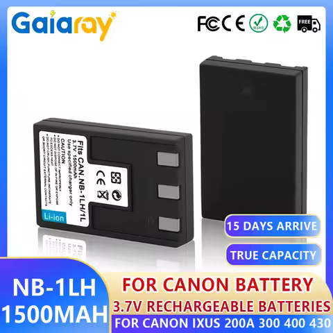 NB-1L NB-1LH Battery NB1L NB1LH Rechargeable Batteries for Canon IXUS 200a 300 300a 330 400 500 v3 I