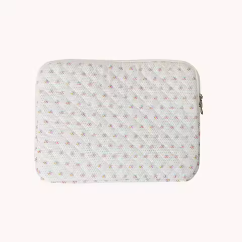 11/13/15 Inch Laptop Sleeve Quilted Laptop Bag Coquette Floral Laptop Carrying Case Laptop Case Offi