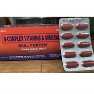 B50 Forten Vitamin and Minerals sold per bang