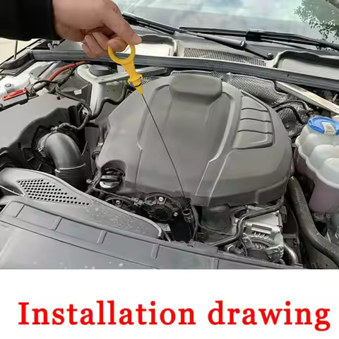 Auto Engine Oil Dipstick Car Engine Auxiliary For Audi A4 A5 Q3 Q5 VW 2.0T B8 B9 2009-2017 06H115611
