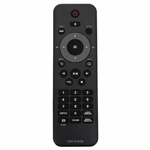 NEW RC-5340 Remote Control for Philips DVD Video Player DVP3980 DVP3980/05 DVP3980/12 DVP3962 DVP396