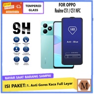 LAYAR Tempered Glass Oppo Realme C51 C51 NFC C51s Full Cover Anti-Scratch Full Screen Glass Full Glu