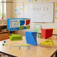 ️GG ️ Kids Math Plaything: Base Ten Blocks Set with Counting Cubes PH