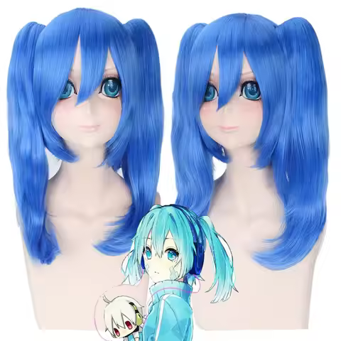HAIRJOY Synthetic Hair Wig Blue Costume Wig Project ENOMOTO TAKANE Cosplay Wig