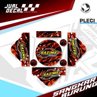 Stiker Sangkar Burung Lovebird Pleci Helopet Decal SAZIME FIRE Tebok Custom Love Bird Variasi