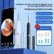 C7 Ear Cleaner with Camera Wireless Otoscope with 1080P HD Camera&LED Lights for Ear Wax Removal Vis