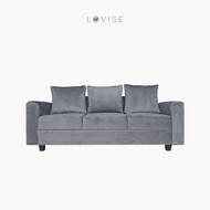 Lovise Sofa 3 Seat Mahalona Abu-abu Pdr 114