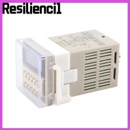 RESILIENCI1 Time Relay, LCD Display 0.01S-9999H Digital Time Relay, Precision Timing 24VAC/DC DH48S-