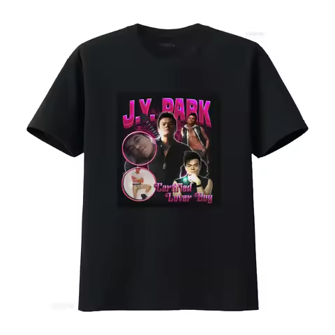JYP Park Jin Young Kpop Certified Lover Boy Bootleg Meme T Shirt vintage Washed Stretched Top For Ev
