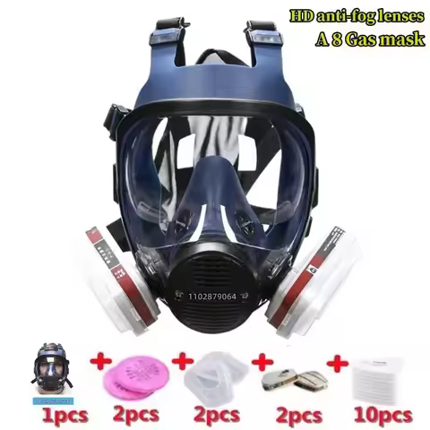 Chemical respirator, high-quality new type gas mask, A8 pollution prevention comprehensive mask filt