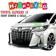 TOYOTA ALPHARD 2018 FRONT BUMPER & GRILLE PP